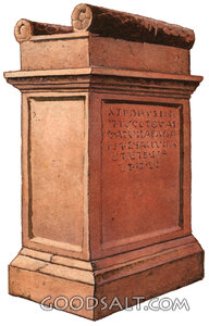 Ancient Inscribed Stone Altar