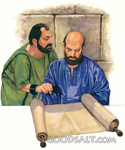 Paul Reading the Scroll in Prison