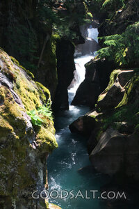 River Flowing Through Rocks