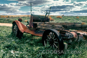 Rusty old 1920s jallopy.