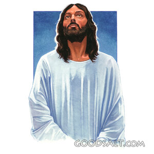 Jesus Lifts His Eyes to Heaven
