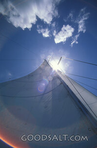 Sail Lifted Toward the Open Heaven