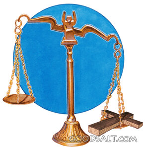 The Cross on the Scales