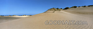 Sandy Beach With Blue Sky