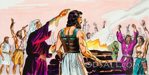 Saul Anointed King by Samuel