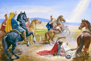 Saul Meets Angel of God