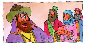 Saul Regains His Sight