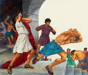 Seven Sons Attempt to Cast Demons From a Mad Man