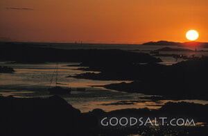 Sunset Over Sheltered Coastal Waters