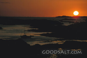 Sunset Over Sheltered Coastal Waters