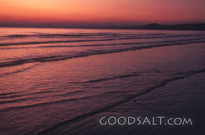 Sunset Over the Quiet Shore