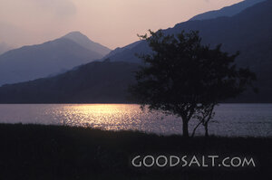Mountain Lake at Dusk