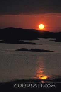 Sunset Over the Coastal Waters