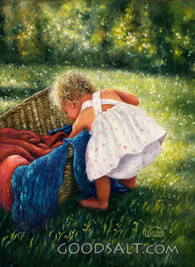 Little One at the Basket