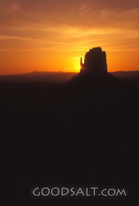 Sunrise Over the Desert Mesa