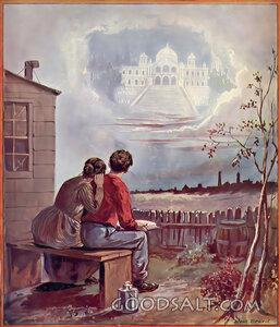 couple Looking Toward Home heaven 