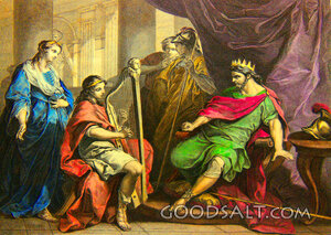 David Plays the Harp Before Saul