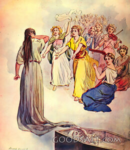 Father prophet priest teach children attentive family devout patriarch outside_Proverbs