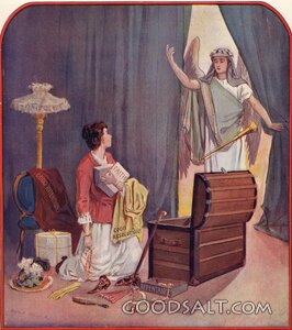 Angel Calling the Soul to Repentance