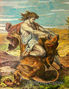 Samson Slaying the Lion