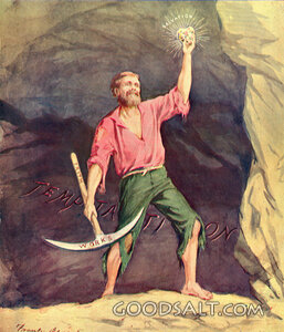The Miner Lifts Salvation