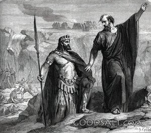 Elijah Before Ahab on Mount Carmel