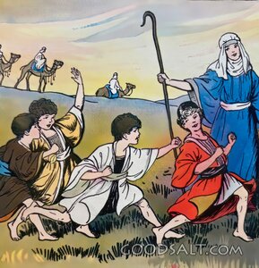 Sarai Guides the Children Toward Canaan