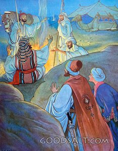 David Spares Saul in the Night Camp