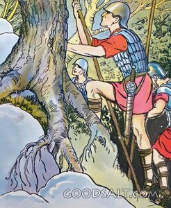 Absalom Caught in the Oak