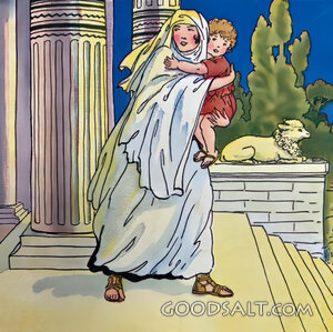 Mary and the Child Jesus at the Temple