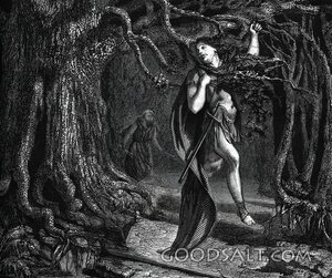 Absalom Caught in the Oak