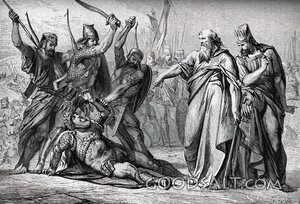 Samuel Judges Agag Before Saul