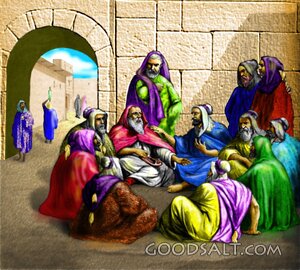 Boaz and the Elders at the City Gate