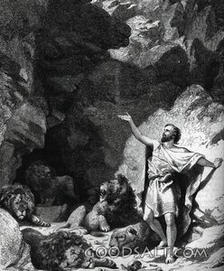 Daniel Prays in the Lions’ Den