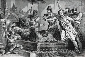 Daniel Brought Before King Darius
