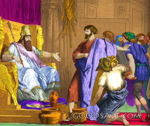 Moses and Aaron Before Pharaoh