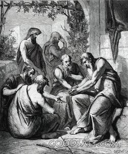 Job Comforted by His Friends