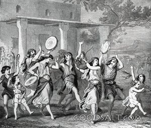 Miriam Leads the Women in Song