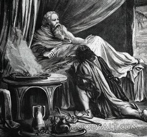 Abishag Attends King David