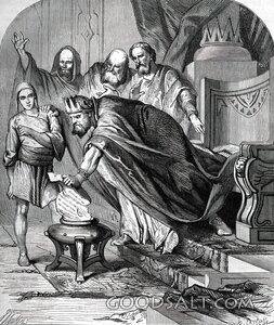 King Jehoiakim Burns Jeremiah’s Scroll