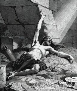 Samson Beneath the Fallen Temple