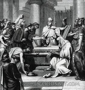 Joseph’s Brothers Bow Before Him in Egypt