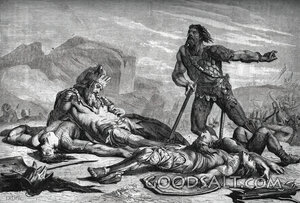 The Death of King Saul on Mount Gilboa