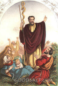 Moses Lifts the Bronze Serpent