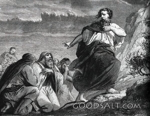 Moses Ascends Mount Nebo