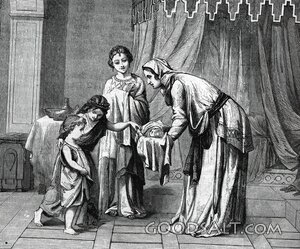 Pharaoh’s Daughter Receives the Infant Moses