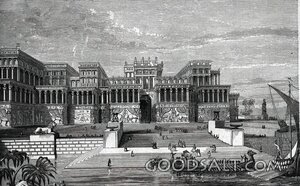 Ancient Assyrian Palace on the River