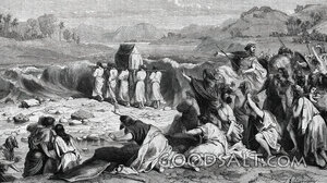 Israel Crosses the Jordan with the Ark