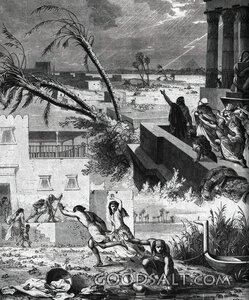 The Plague of Hail in Egypt