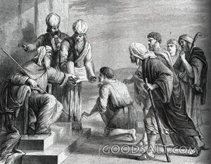 Moses and Aaron Before Pharaoh